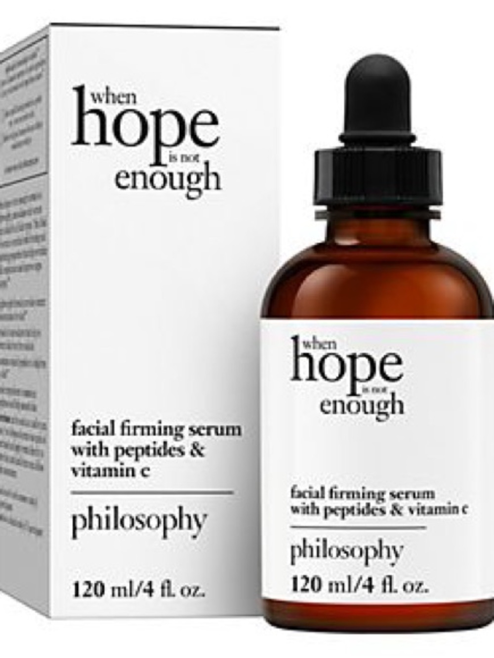 Philosophy ~ When Hope is Not Enough ~Bottle New Sealed, in Box $115